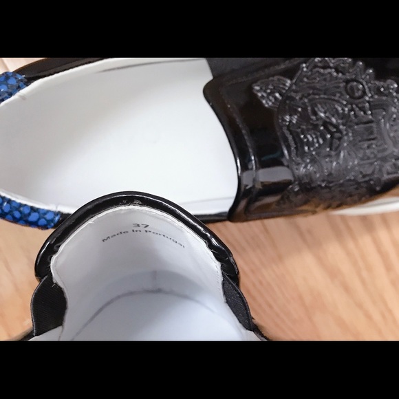 Kenzo black and blue inspired slip on sneakers size 37 - Picture 5 of 5